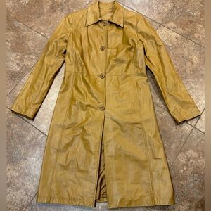 Vintage Elements by Vakko leather coat